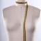 2 Yards Gold Glitter Elastic Trim 5/8" Stretchy Trim for Headbands & Crafts